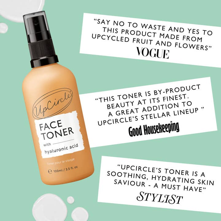 UpCircle Beauty UK - Wholesale Facial Toner - Eco Friendly + Sustainable Face Toner with Hyaluronic Acid