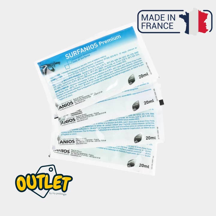 Desinfektionsreiniger Surfanios Premium - 290 Dosen à 20 ml - Anios // Abgelaufenes Datum für den Großhandel von My Podologie