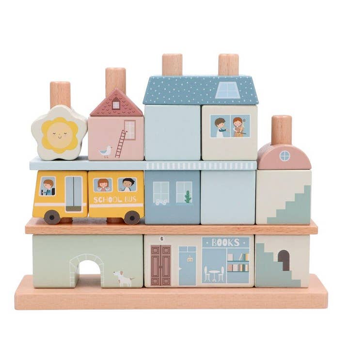 Tutete - Vente Cubes de jeu – enfant et bébé - Ville Empilable Naissance