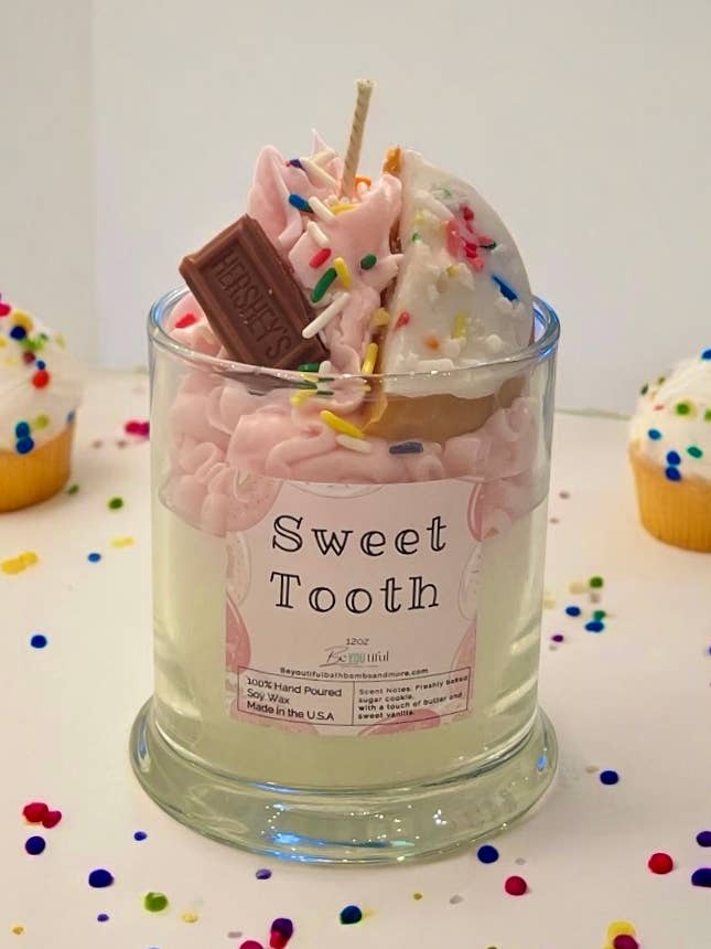Sweet Tooth Dessert Candle for wholesale by BeYOUtiful Bath* Body * Burn