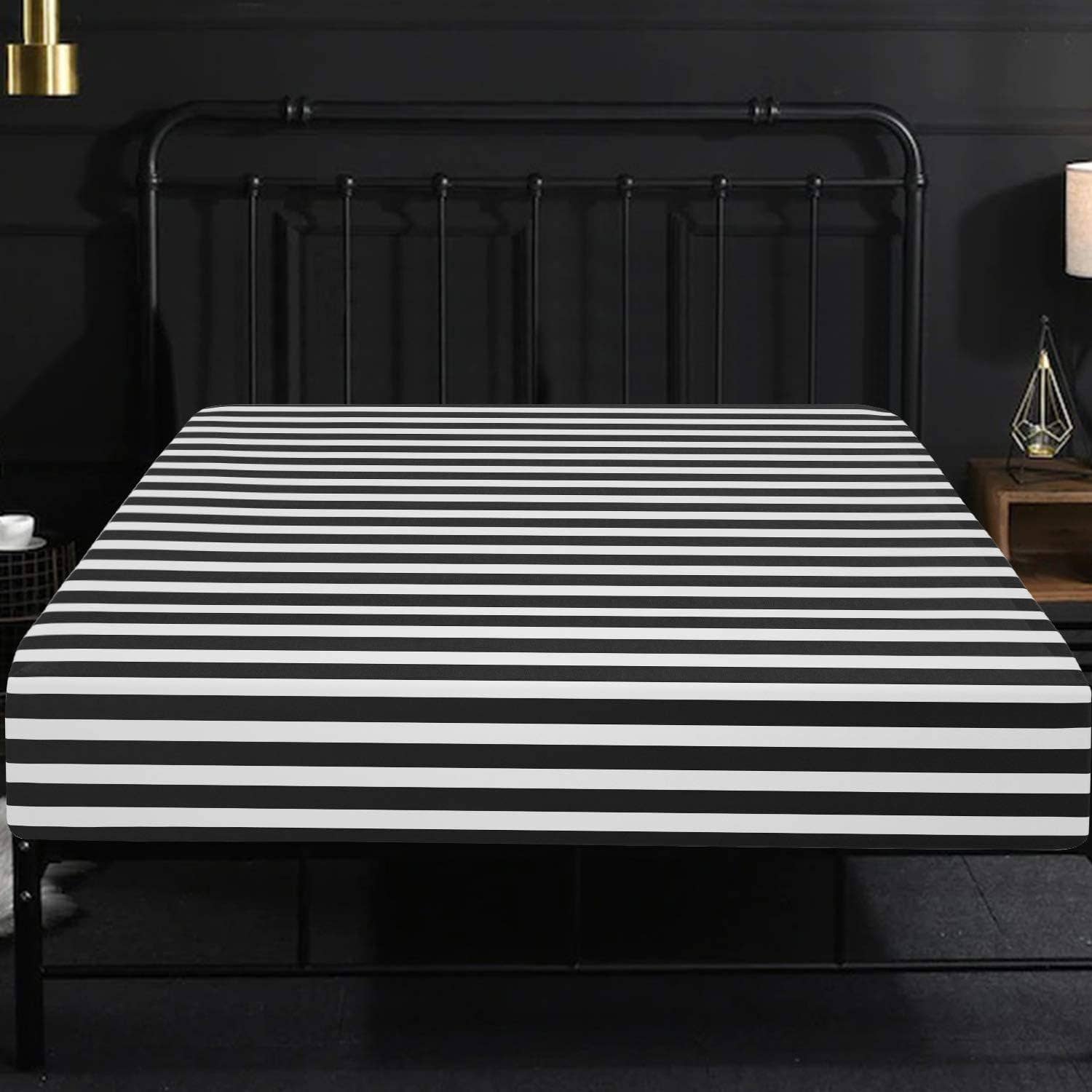 Stripe Twin Fitted Sheet – Soft, Striped for wholesale on Faire1