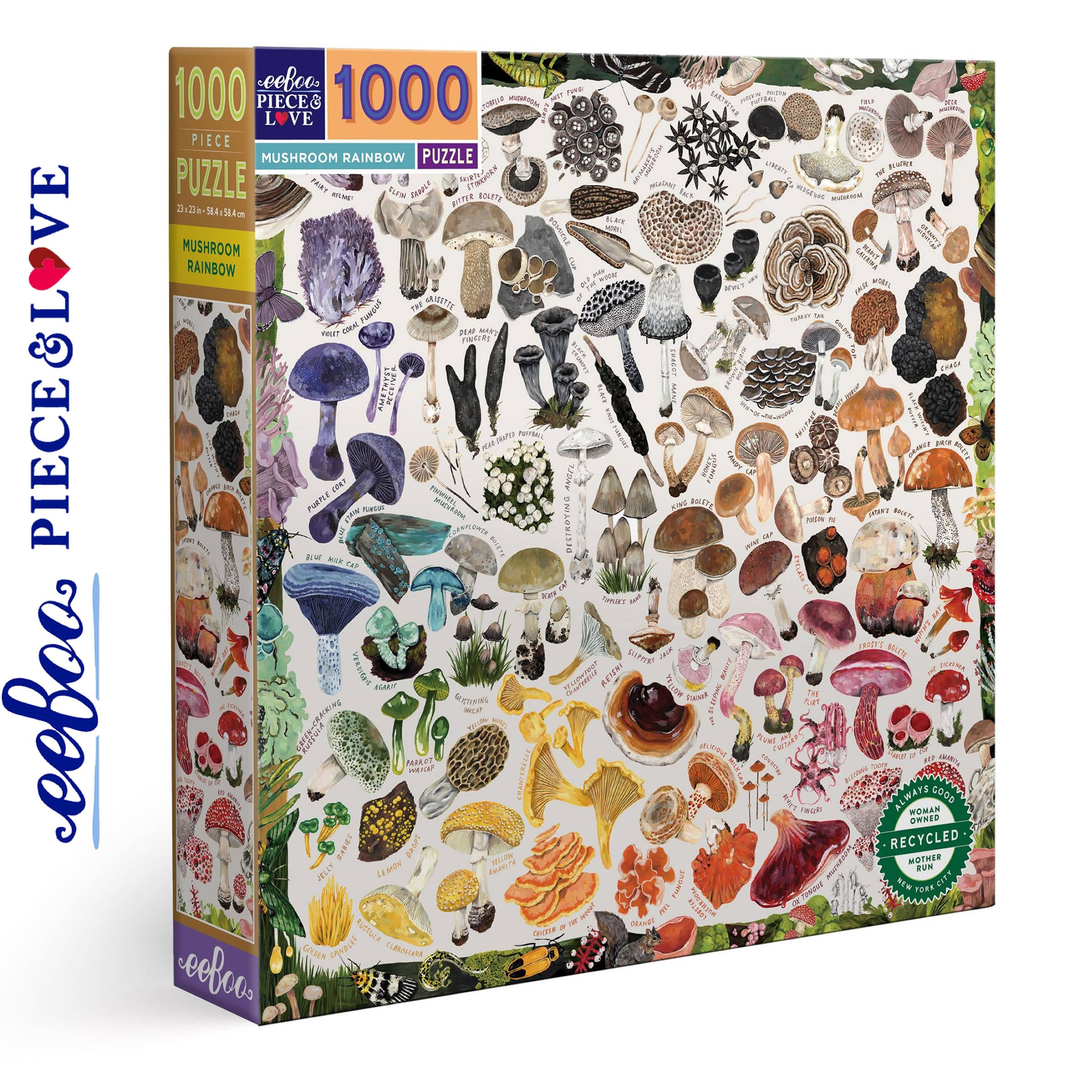 Hobby-lines – wholesale Puzzle – Adult – Mushroom Rainbow 1000pc Puzzle | PZTMRW0