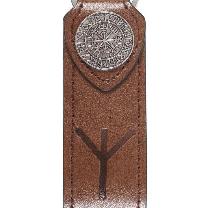 Something Different Wholesale - Wholesale Keychain - Men's - Protection Viking Rune Faux Leather Keyring2