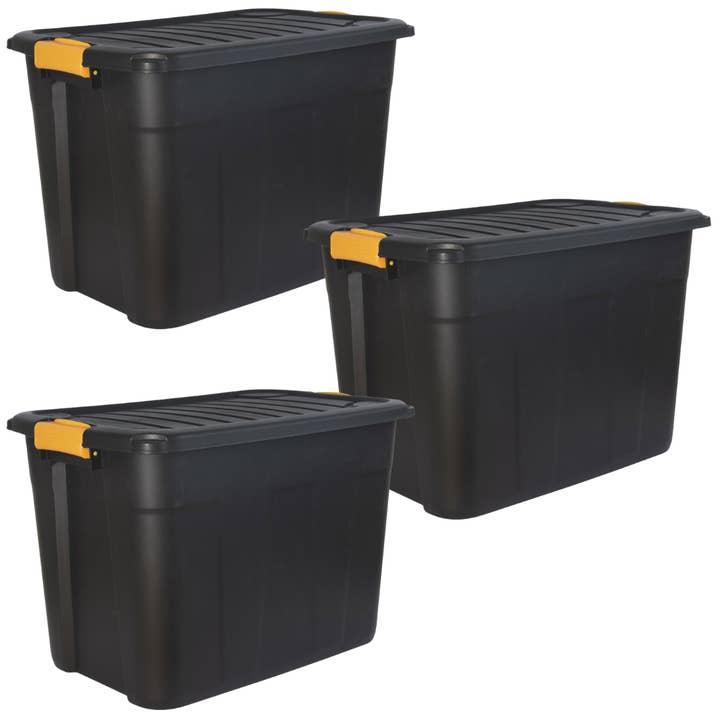 Ensemble de 3 boîtes de rangement Parabox verrouillables de 20L pour la vente par Daniel James