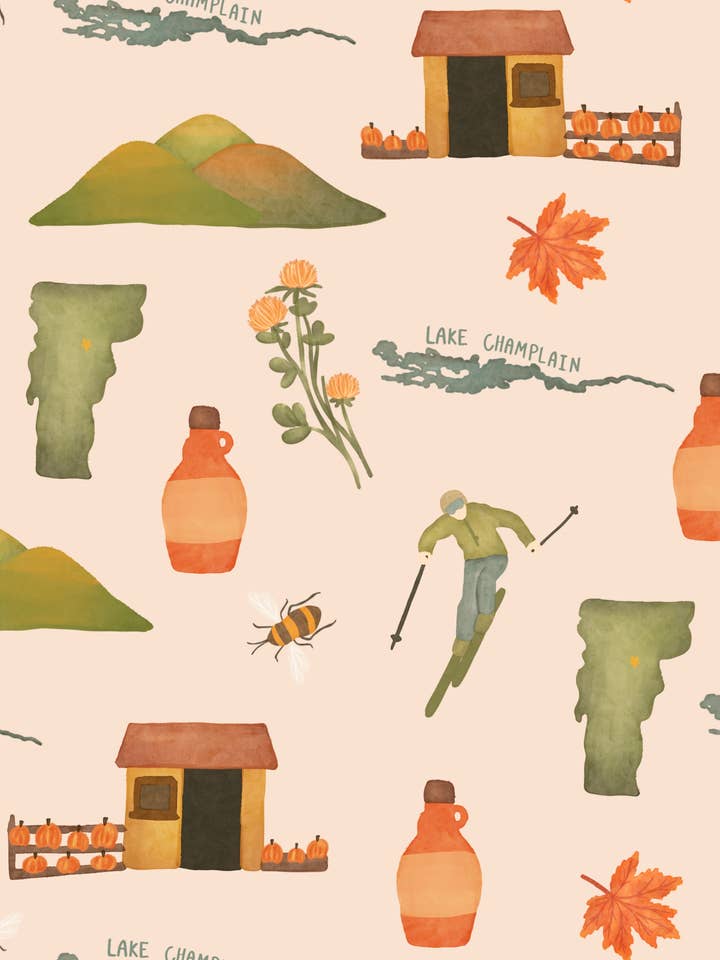 Avec amour, du VERMONT - Pyjamas en bambou pour la vente par With Love, From Collection