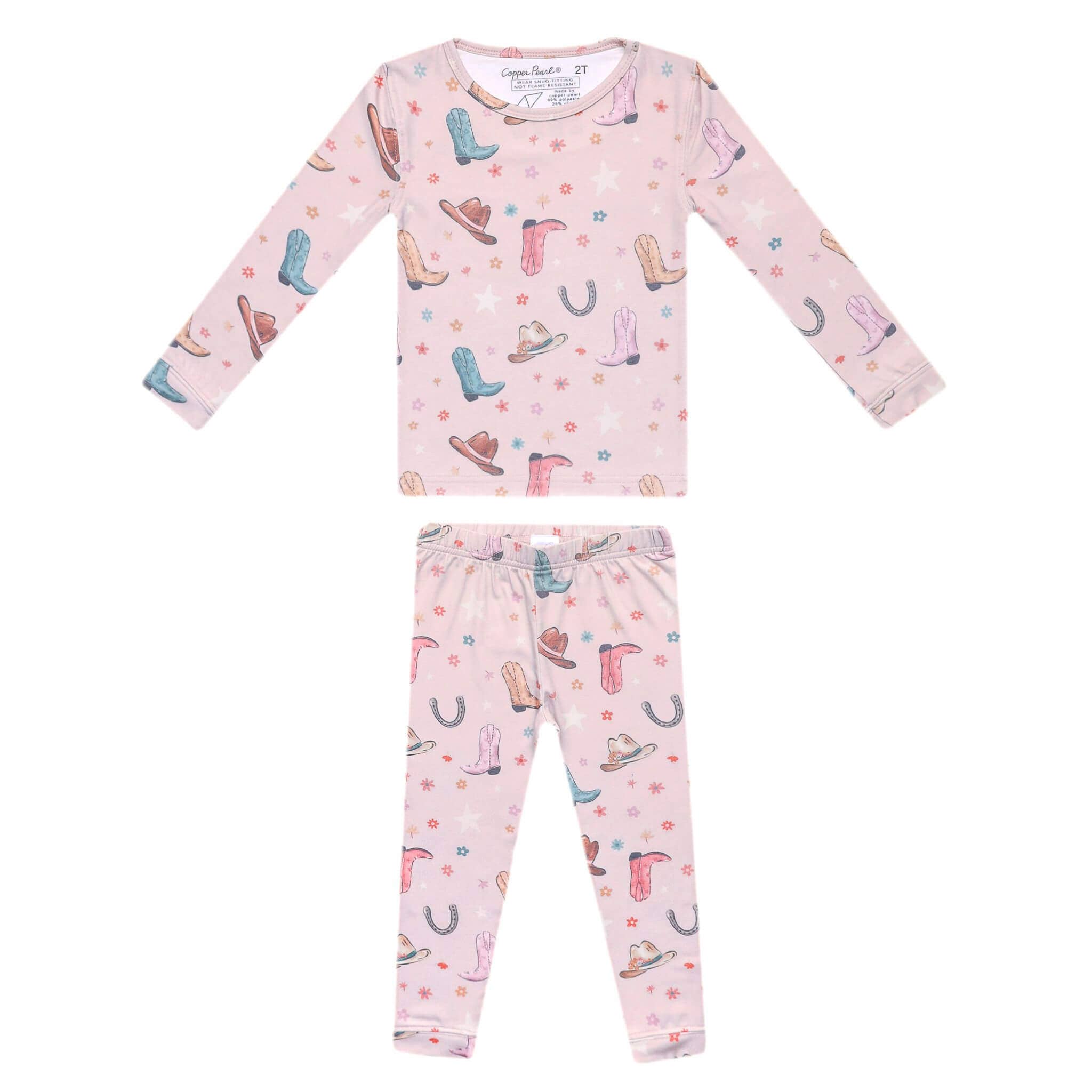 Copper Pearl - Wholesale Sleepwear Set - Kids - 2pc Long Sleeve Pajama Set - Cheyenne1
