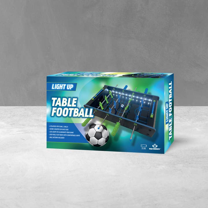 Thumbs Up GmbH - Wholesale Board Game - Mini foosball table with LED lighting