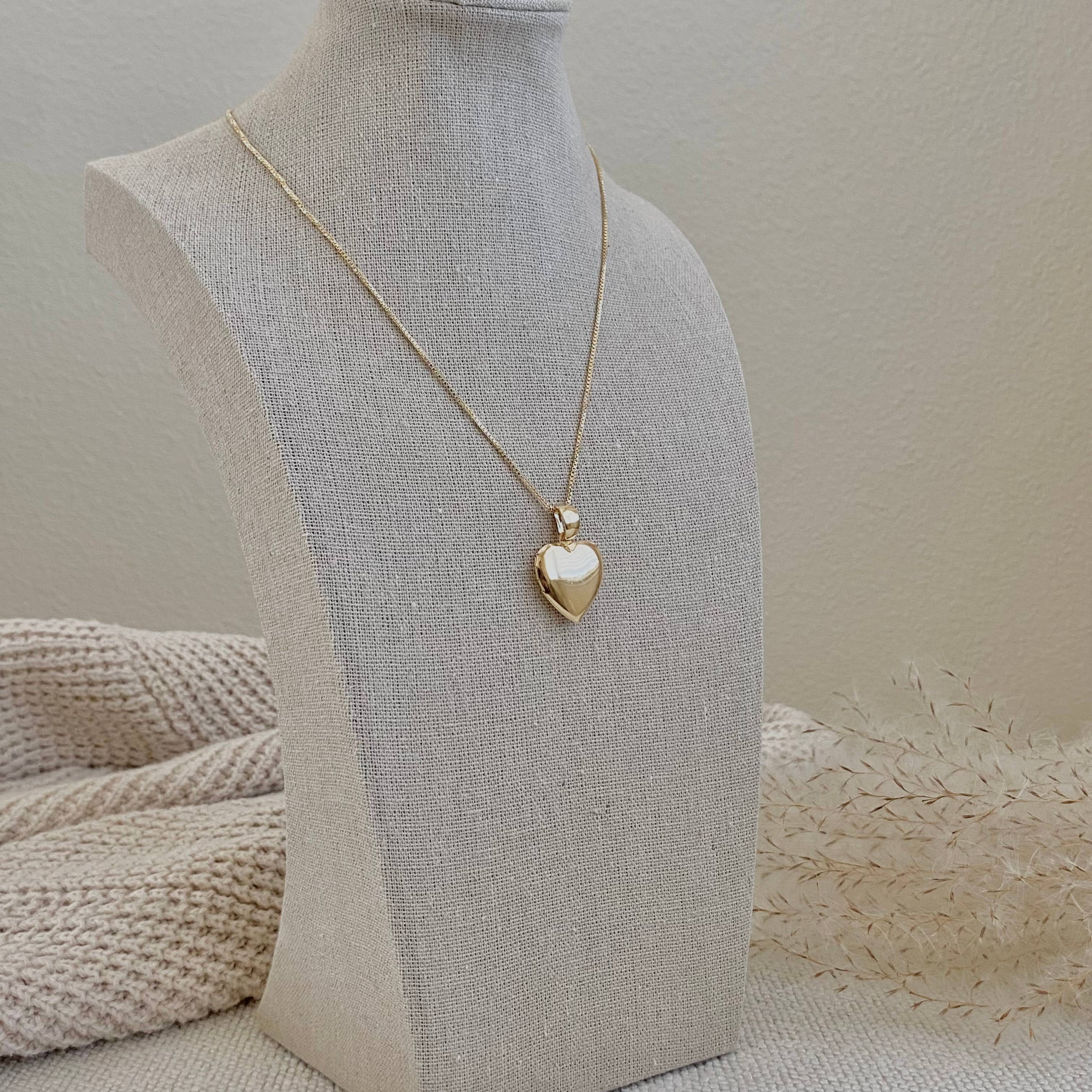 Amady Jewelry - Wholesale Pendant/Charm Necklace - Heart locket necklace 18k Gold Filled heart shape pendant9