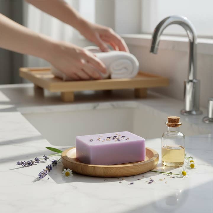 Savon à la lavande et à la camomille | Apaise et calme pour la vente par Eco Haven