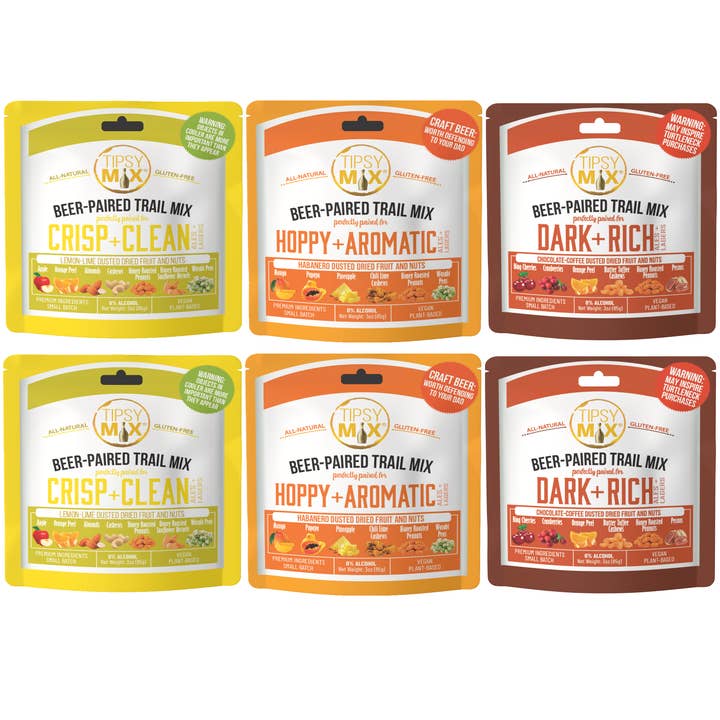17. Beer-Paired Trail Mix MIXED CASE OF 6 (COMING SOON!) for wholesale by Tipsy Mix