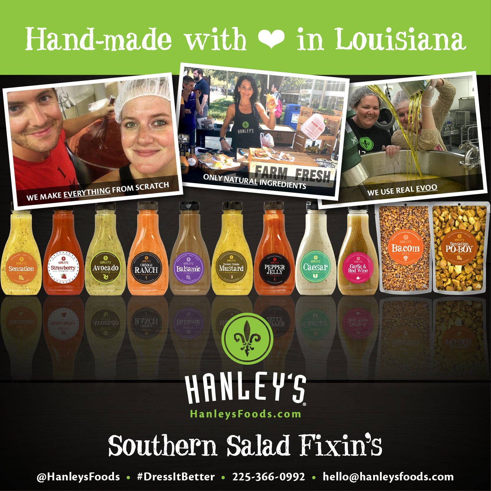 Hanley's – Molho para salada por atacado – Curativo Caesar9