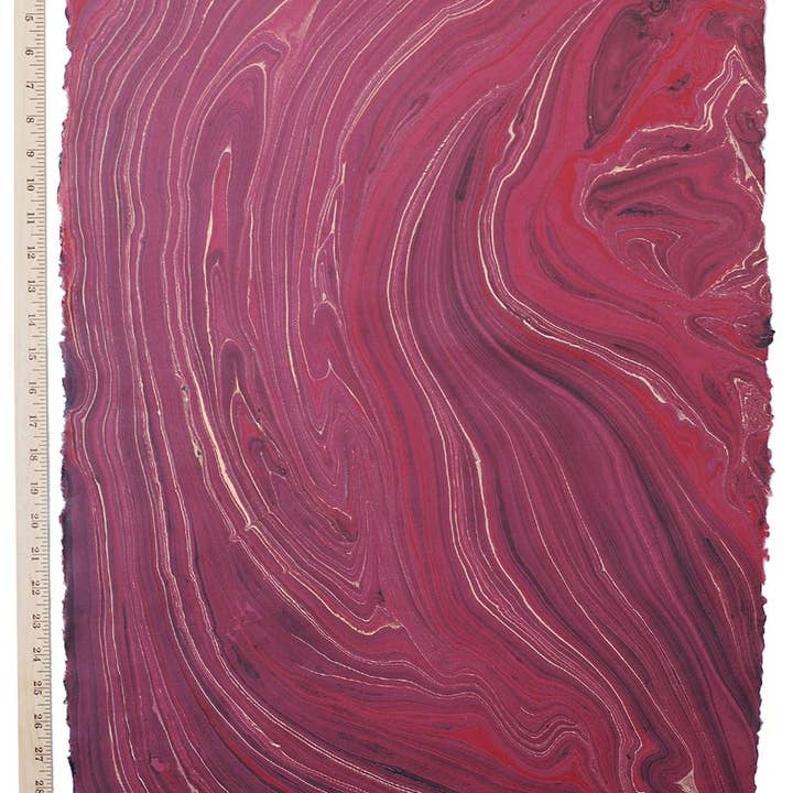 Sustain & Heal - Wholesale Craft Supplies - Burgundy Marble Sheet #151