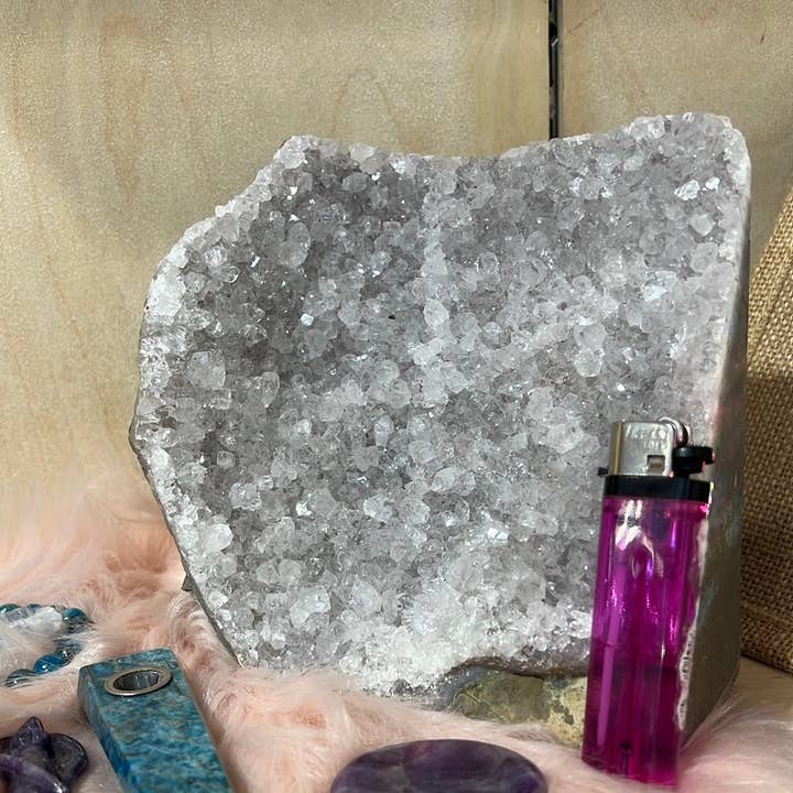 Trust Yourself White Amethyst for wholesale by Cool Wellness Cafe LLC