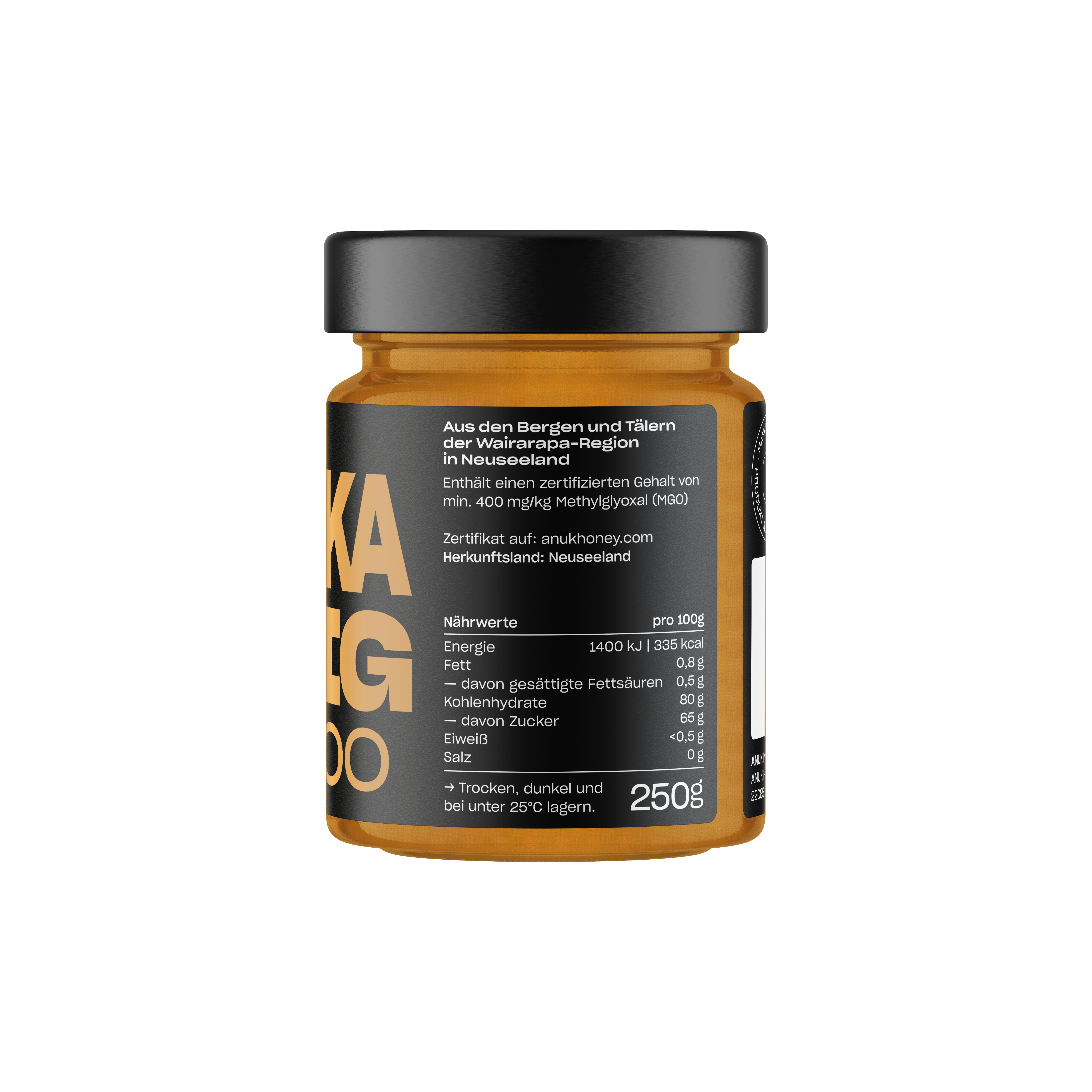 ANUK Honey - Wholesale Honey - ANUK Manuka Honey MGO4004