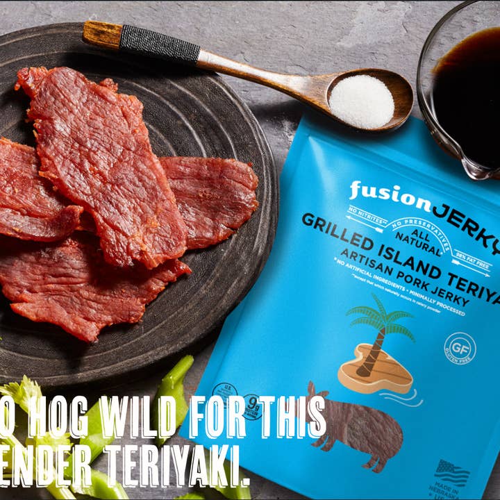 HTY - Wholesale Jerky - Grilled Island Teriyaki Pork Jerky1