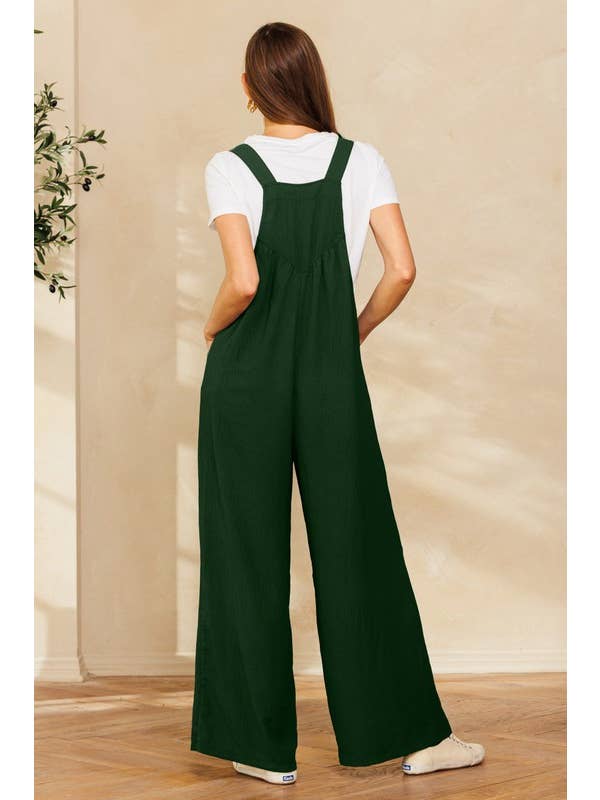 Oddi - Wholesale Jumpsuit - Women's - Solid Button Sling Jumpsuit25