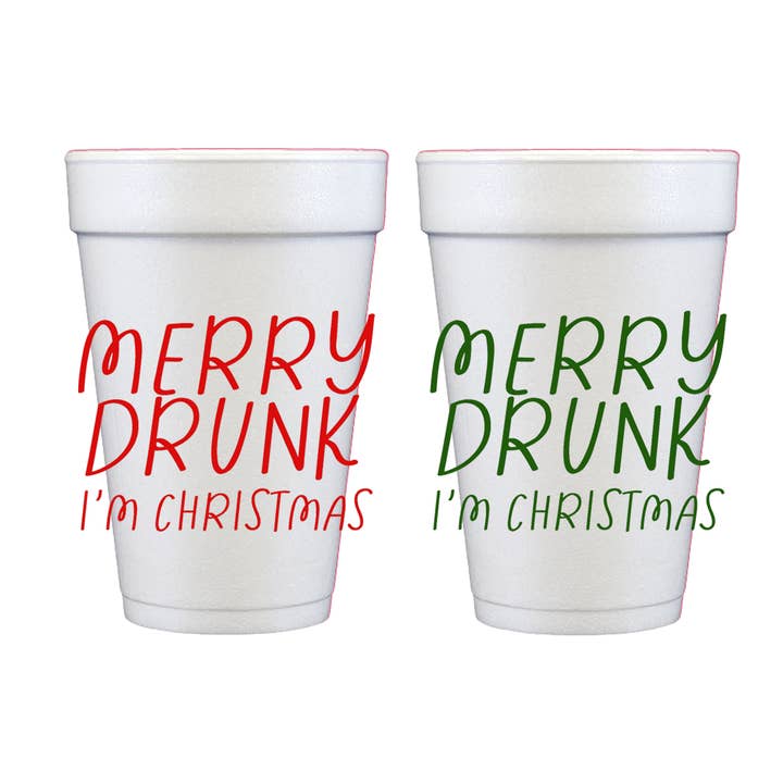 Merry Drunk, I'm Christmas for wholesale by Kool Kups & Party Goods