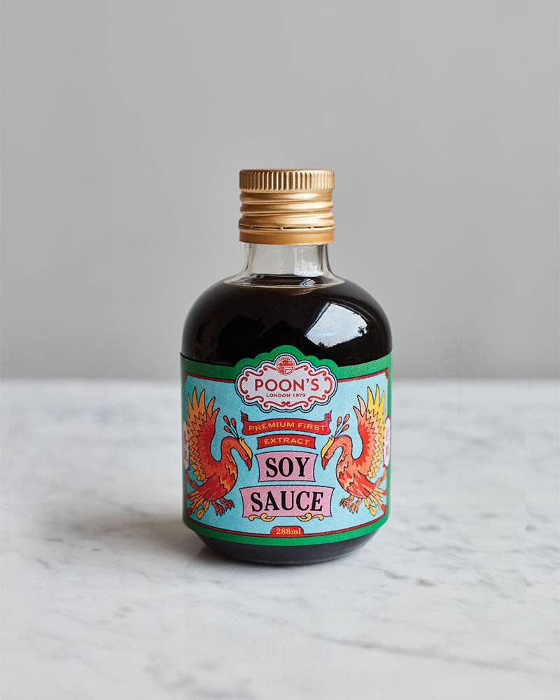 Poon's London – wholesale Sauce – 1 Case of Premium First Extract Soy Sauce - 6 x 250ml bottle9