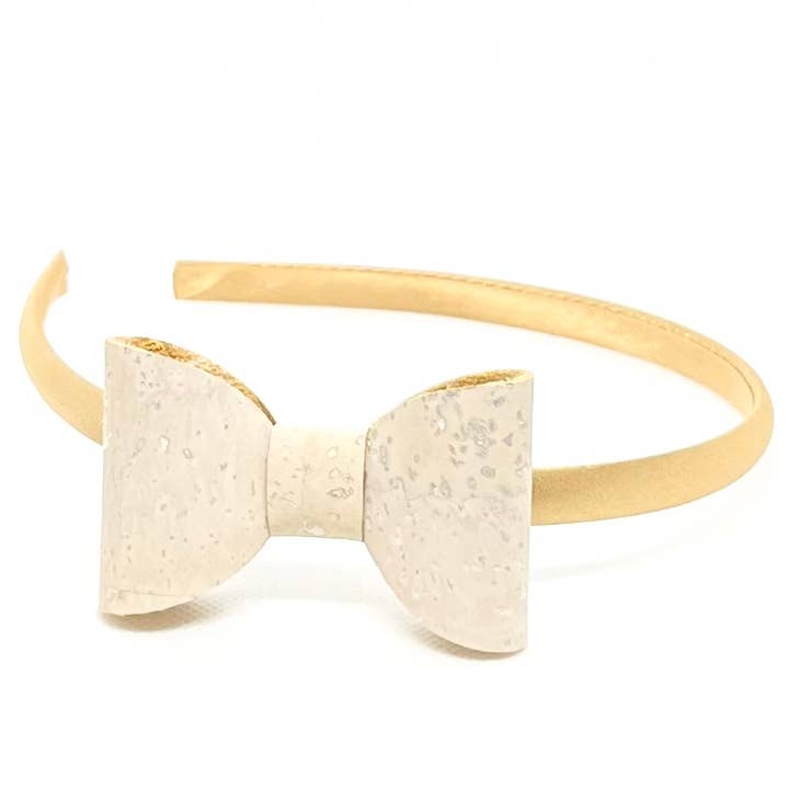 Off White bow : slim band for wholesale by SoftSoul Footwear INC