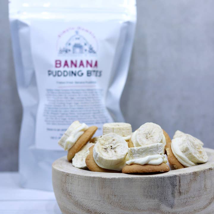 Homesteading in Ohio LLC - Wholesale Cookie - Freeze Dried Banana Pudding Bites Vanilla Pudding Freeze Dri1