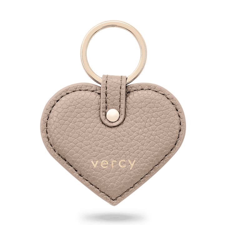 Herz Schlüsselanhänger <br> «Sahara Beige» für den Großhandel von VERCY