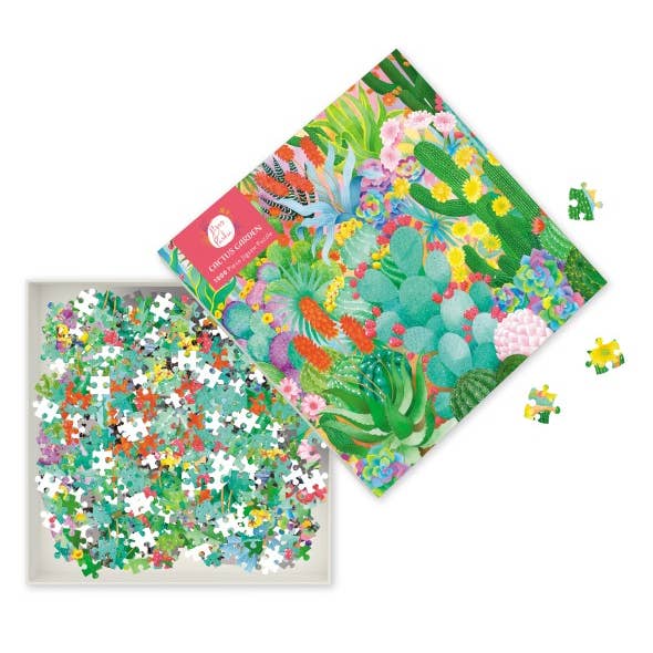 Texas Bookman – Puzzle - Adulto por atacado – Quebra-cabeça Bex Parkin: Cactus Garden 1000 Peças