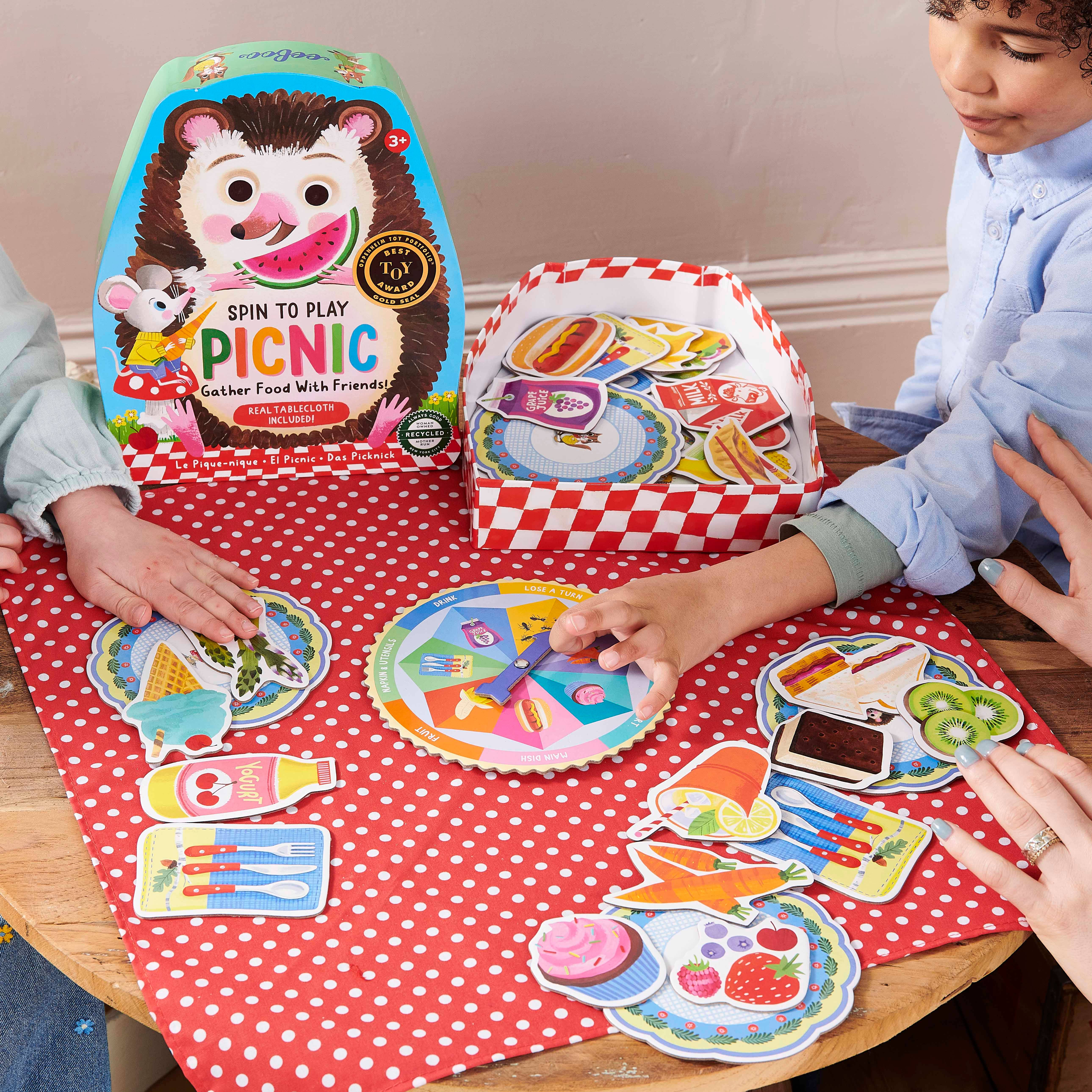 eeBoo - Wholesale Board Game - Picnic Shaped Spinner Game3