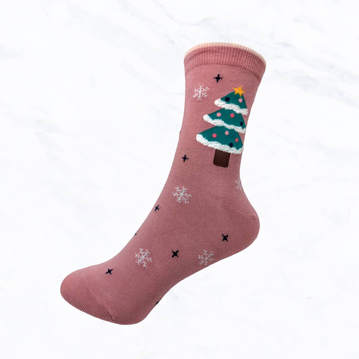 Suzie Q USA - Vendita all'ingrosso Calzini - Donna - Calzini a tema natalizio a tema Babbo Natale, omino di pan1