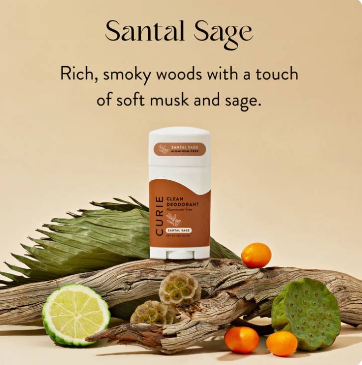 Curie - Wholesale Deodorant - Unisex - Aluminum Free Whole Body Deodorant Spray Santal Sage1