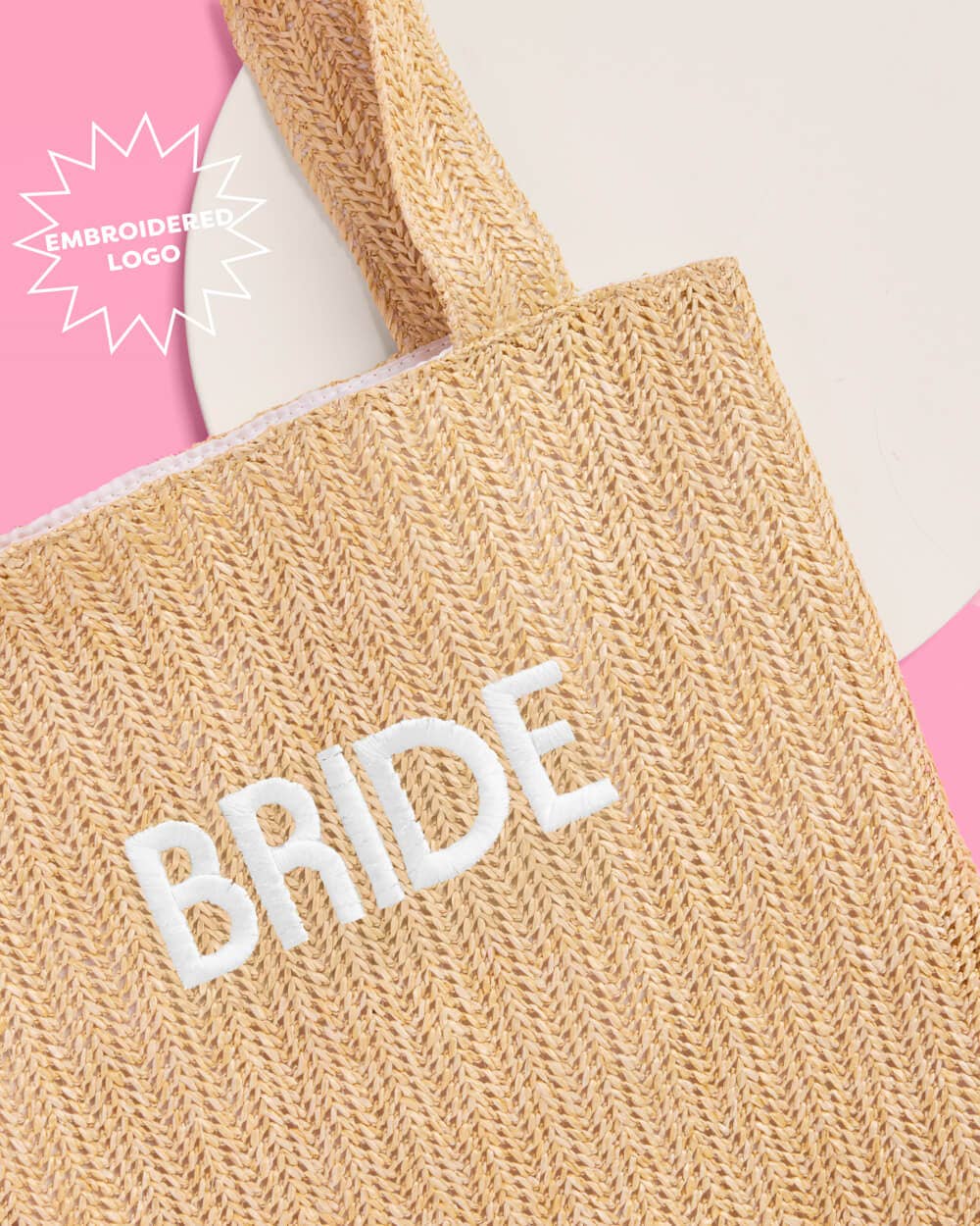 xo, Fetti - Wholesale Beach Bag - Bride Beach Tote - embroidered straw tote, Bride Gift, Bachelorette3