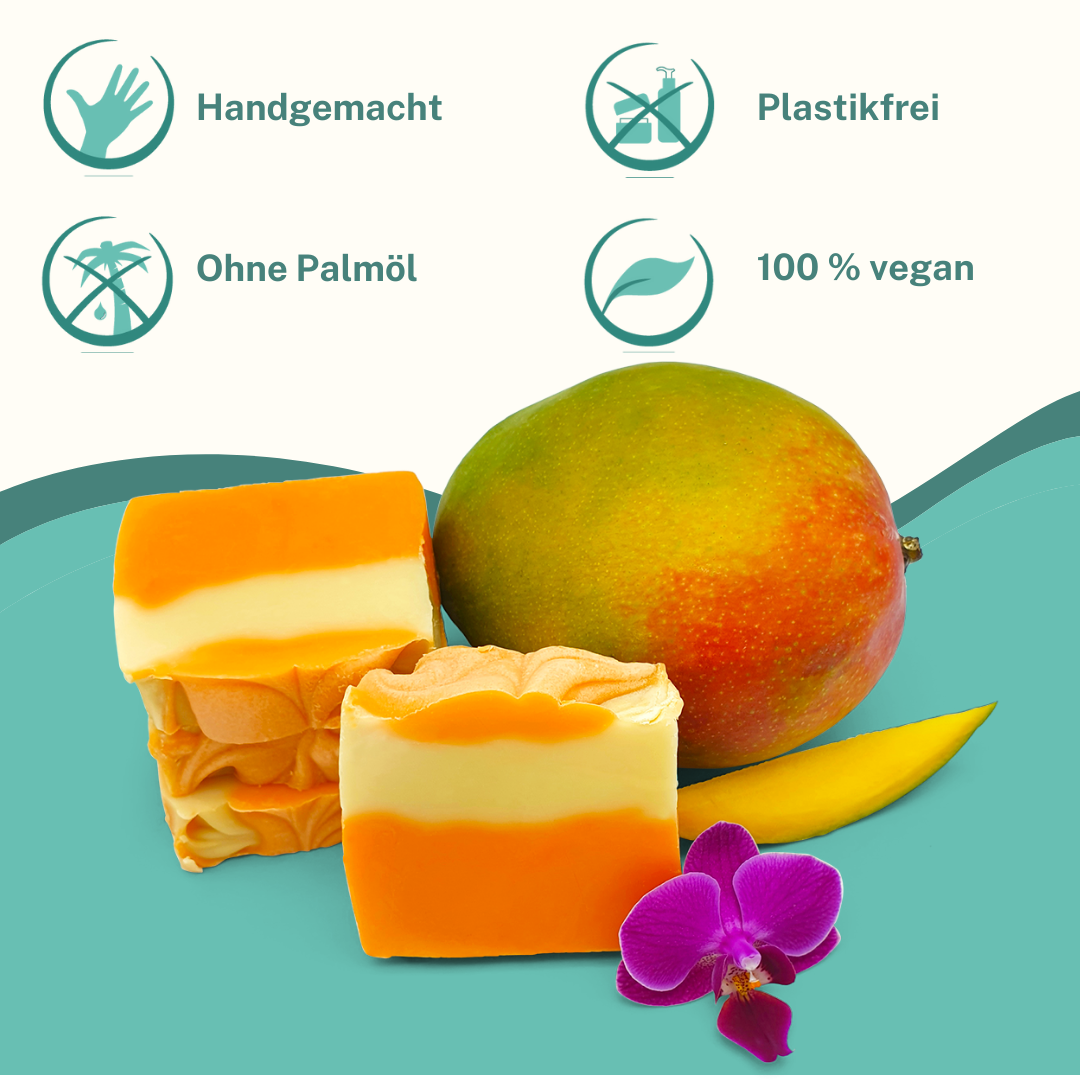 Kleine Auszeit Manufaktur - Wholesale Bar Soap - MANGO COCONUT SOAP1