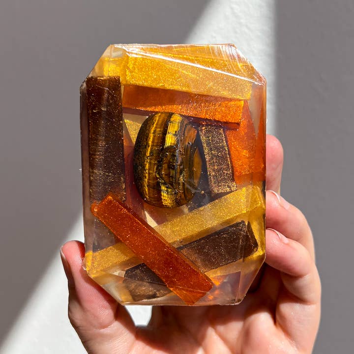 Crystal Bar Soap - Wholesale Bar Soap - Kingdom Within - 7 oz Crystal Infused Bar Soap6