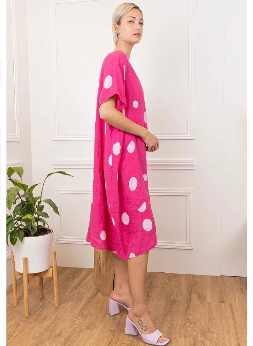 LINEN & COTTON HOUSE - Wholesale Dress - Women's - LINEN DRESS. 17600 SPRING SUMMER CLOTHING54