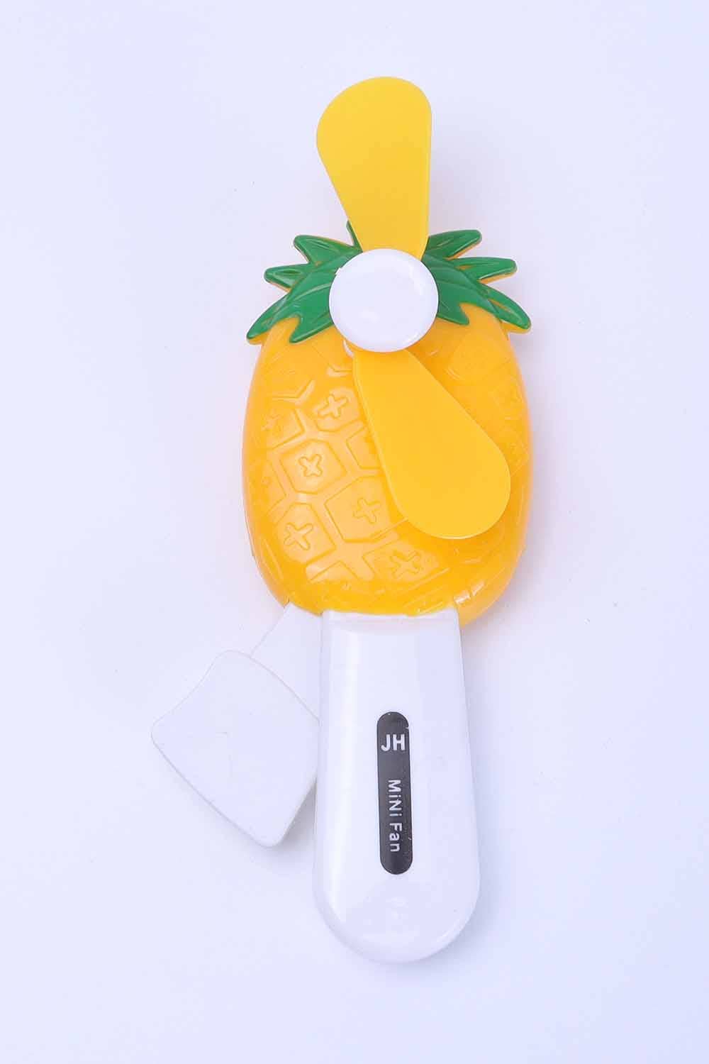 Amerikan Basics - Wholesale Handheld Folding Fan - Pineapple Hand Summer Fan2