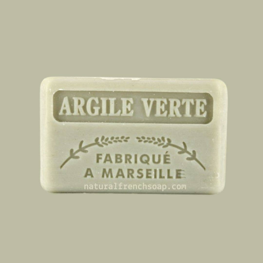 French Soap Wholesale – Engroshandel Sæbestykke – 125g Grøn Ler Engros Fransk Sæbe