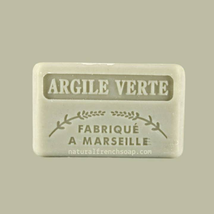 French Soap Wholesale - Wholesale Bar Soap - 125g Green Clay Wholesale French Soap