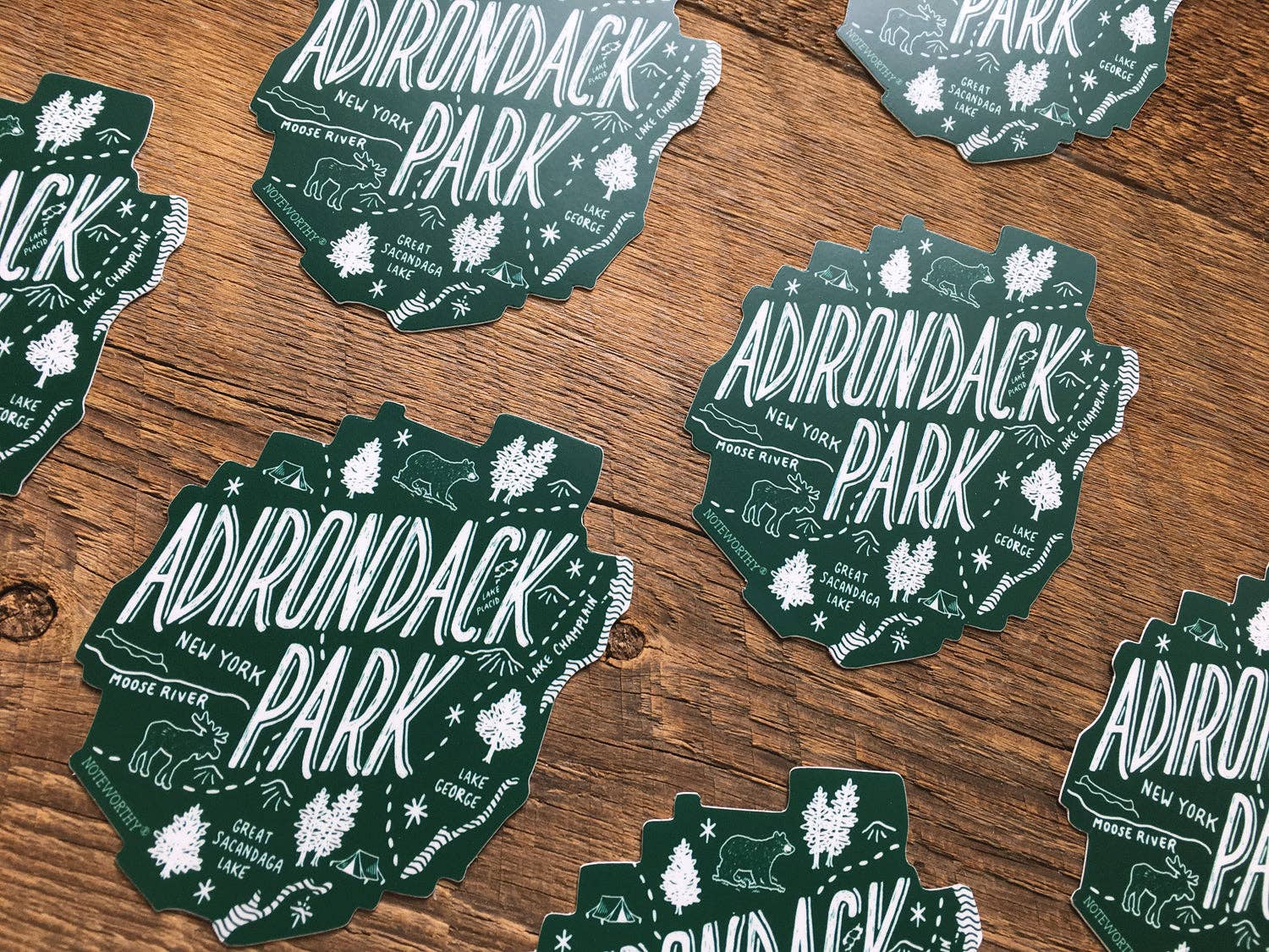 Noteworthy Paper & Press - Wholesale Sticker - Adirondack Park Sticker3