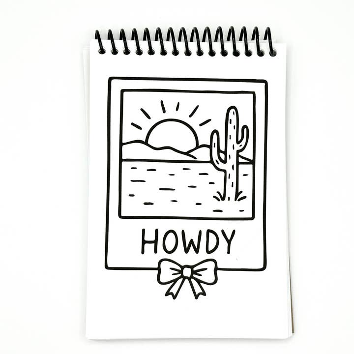 Elizabeth Riley Paperie - Wholesale Colouring and activity book – adult - Western Coloring Book - Unique Gifts 6