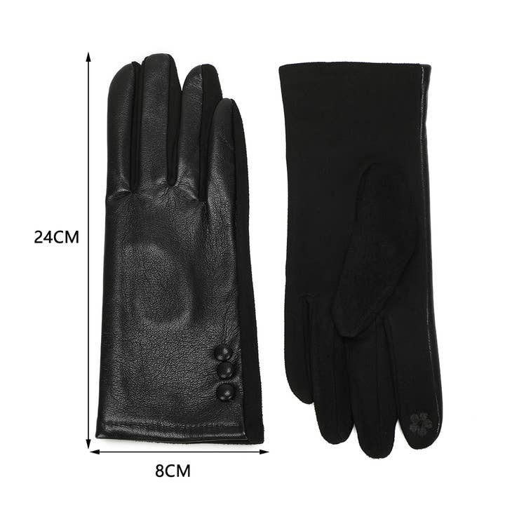 Gallantry - Wholesale Gloves - Women's - Chic Button (Packet 12 Mix)4