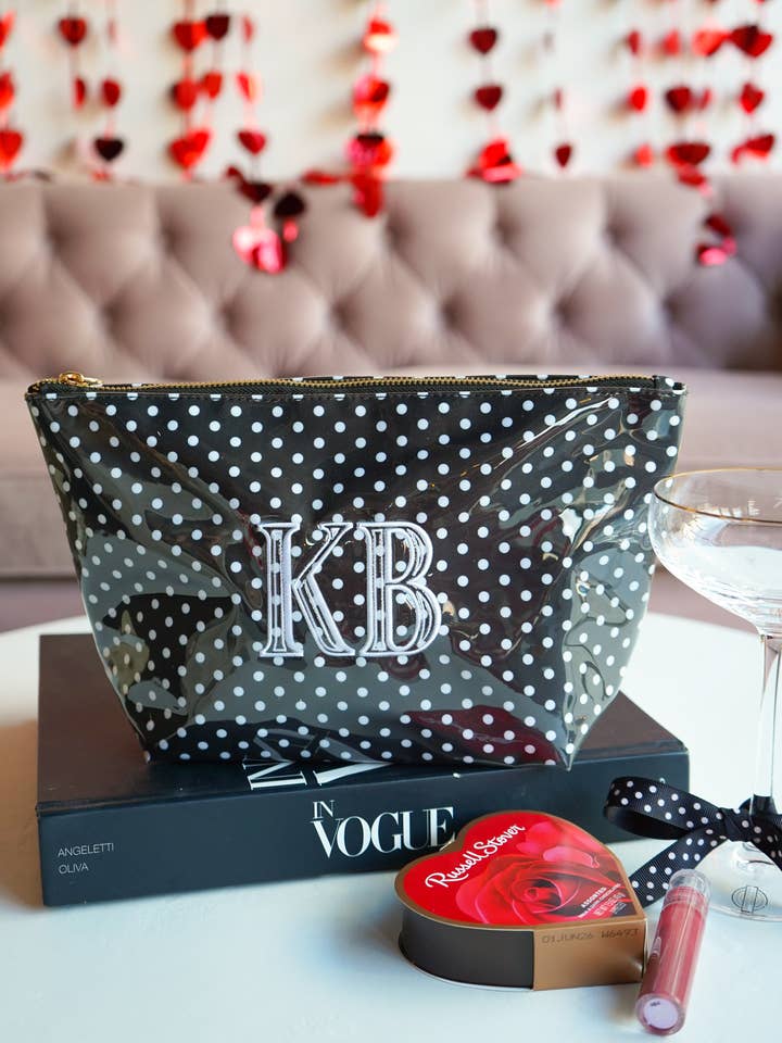 Black Polka Dot - Clear Coat Bag for wholesale by KENZKUSTOMZ