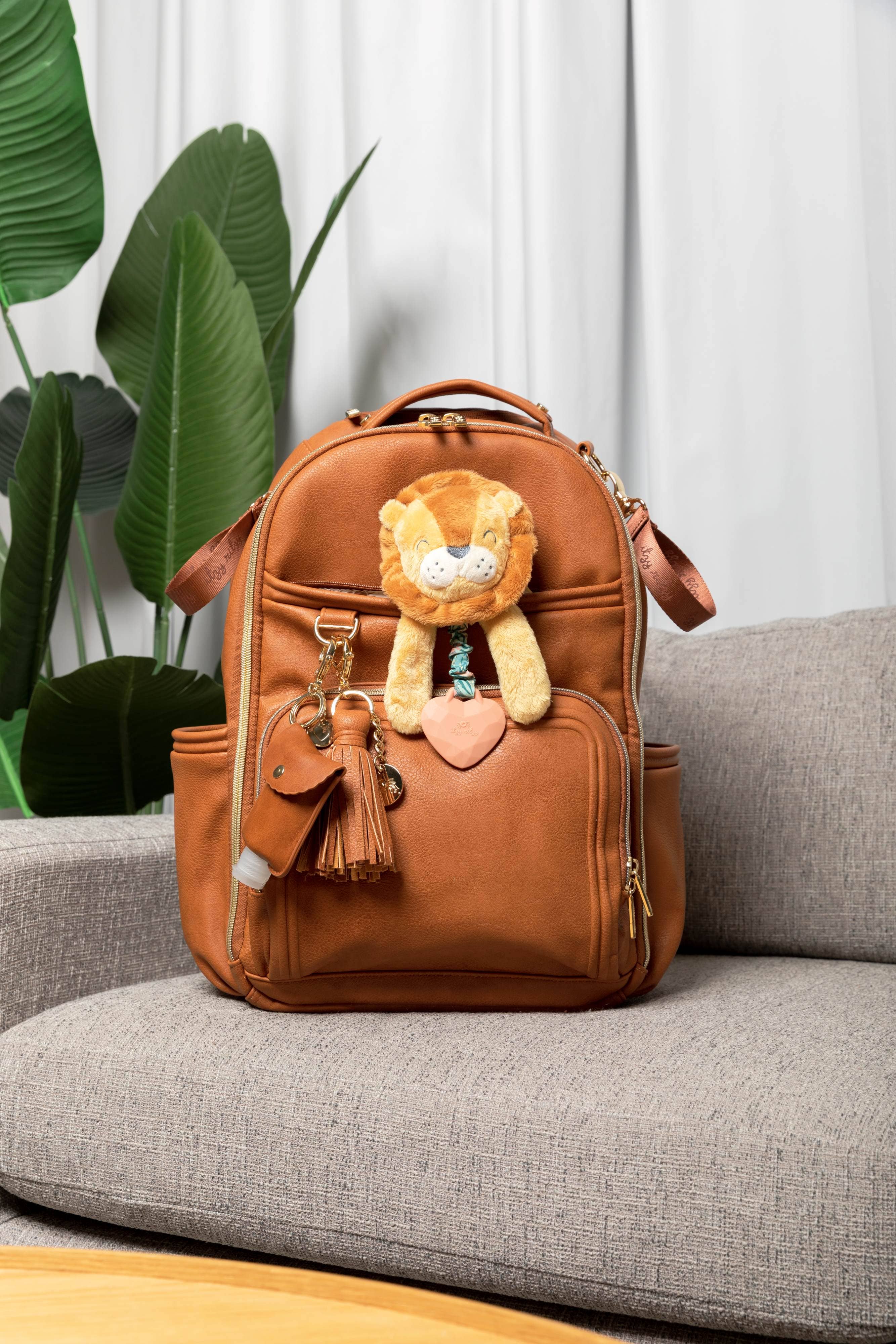 Itzy Ritzy - Wholesale Diaper Bag - Baby - Cognac Boss Plus™ Backpack Diaper Bag2