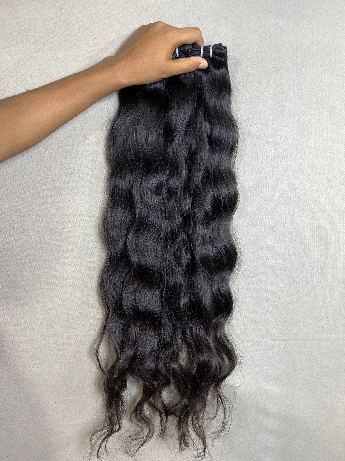 Gaurash Beauty Supply Inc. - Wholesale Hair Extensions - Virgin Indian Wavy Human Hair Bundles: Sew-In & Wig Making2