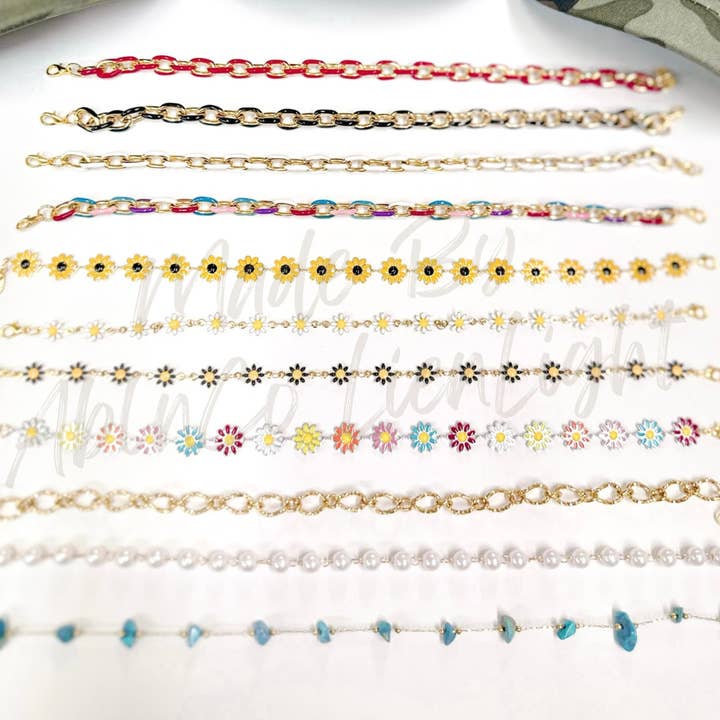 ABLNco - Wholesale Hat Accessory - Women's - Trucker hat chains pearl trucker hat jewelry chain