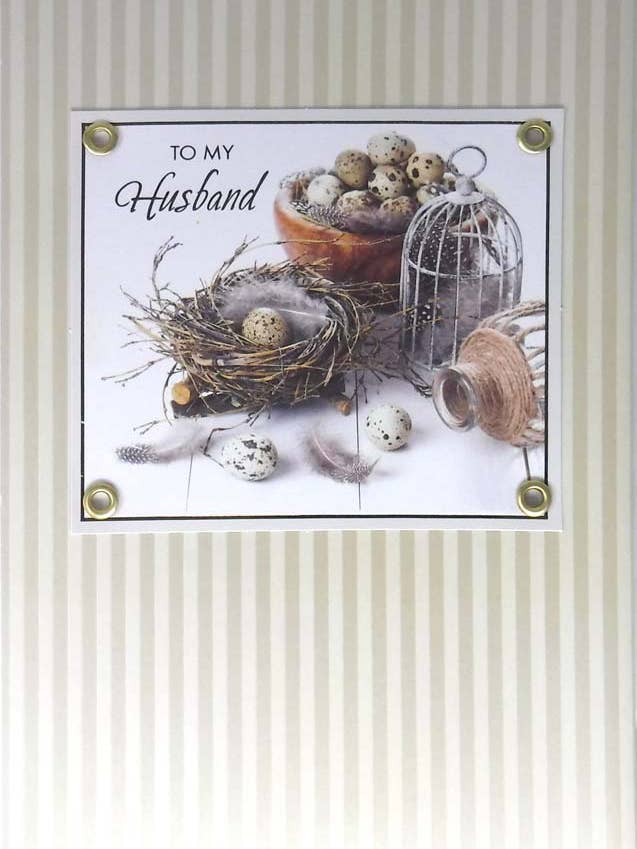 Rosedale Gold Easter Greeting Cards - Husband (3pk) 50503 for wholesale by A-Line Greetings