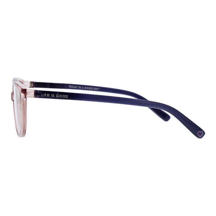 Life is Good Eyewear - Wholesale Eyeglasses - Women's - Clarissa Pink Blue Light Readers
