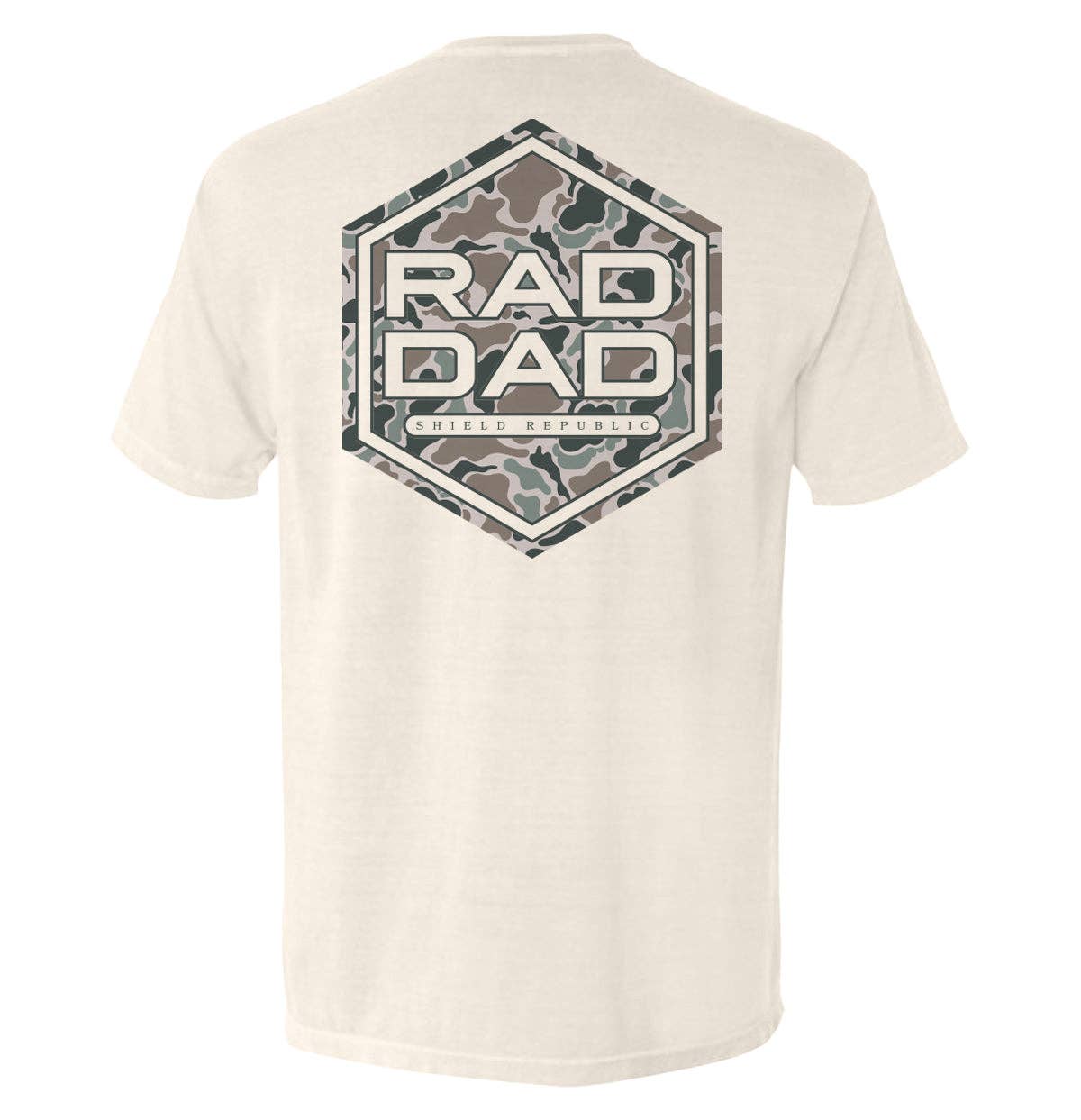 Shield Republic - Wholesale Screen Printed T-Shirt - Men's - Rad Dad Duck Camo