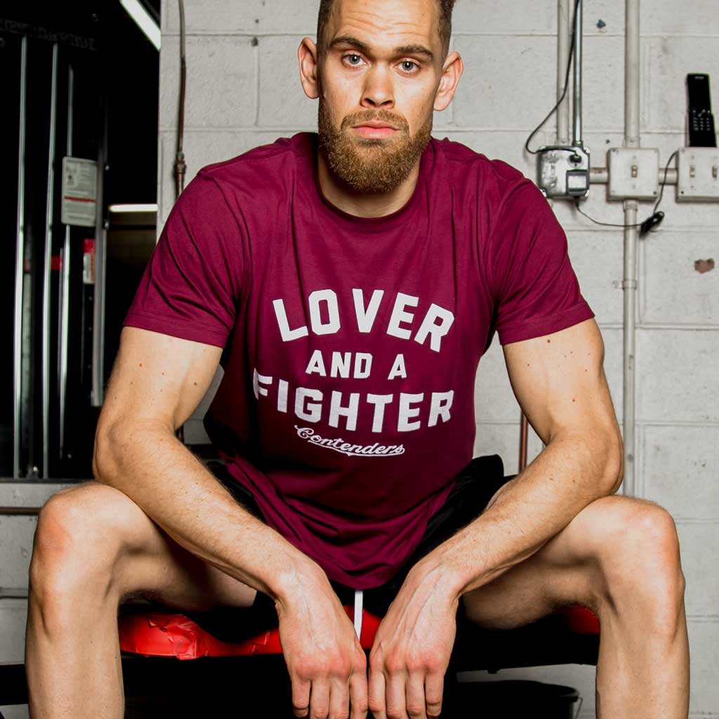 Contenders Clothing - Wholesale Screen Printed T-Shirt - Men's - MEN'S LOVER & FIGHTER SHIRT4