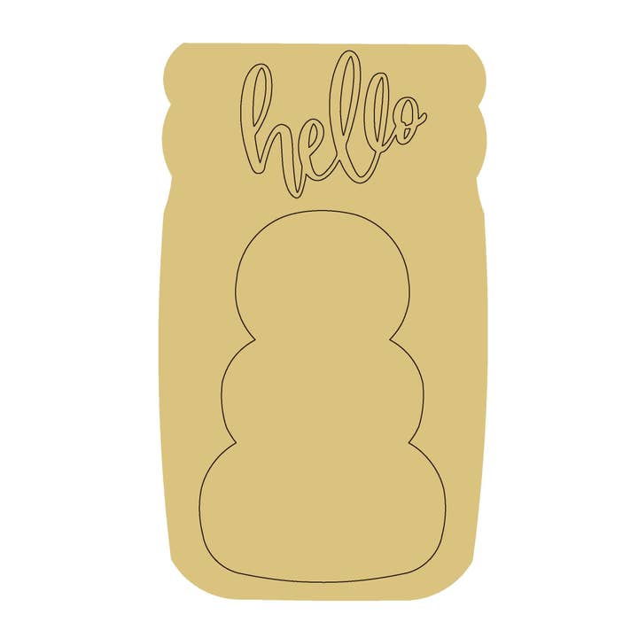 Stacked Pumpkin Mason Jar Design By Lines Unfinished Wood Cu for wholesale by Diverse Woodworking