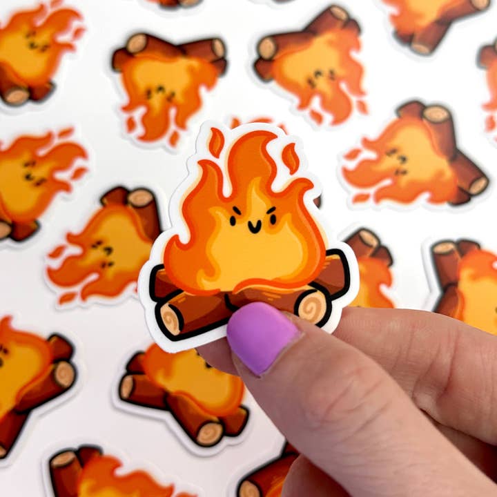 Campfire Mini Sticker for wholesale by Shop Emily M