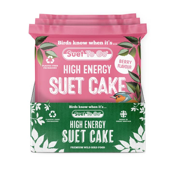 Natures Grub – wholesale Pet food – Not cat/dog – Suet To Go Suet Cake SRP 10pk - Berry | Wild Bird Food